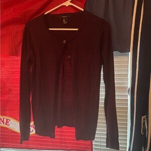 Forever 21 Maroon Cardigan.  Size M